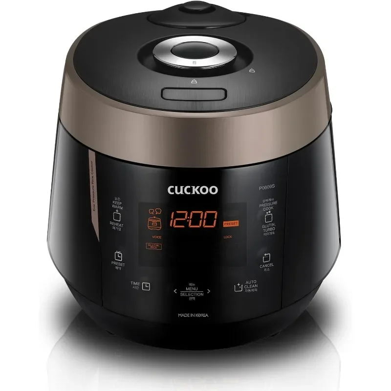 

CUCKOO Heating Pressure Rice Cooker and Warmer with Non-stick Inner Pot, Fuzzy Logic Technology, Self-cleaning