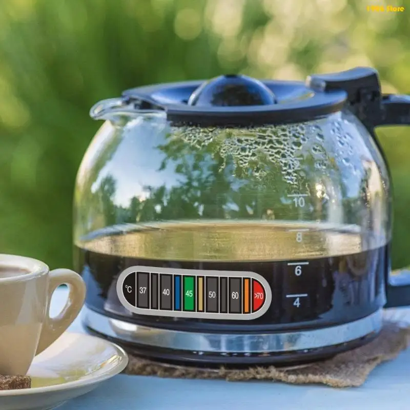 U1JB Thermometers Sticker Adhesive Thermometers Strips for Testing Water Temperature