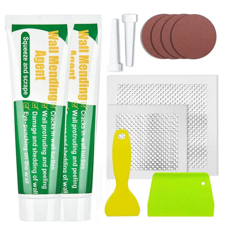 A89X Wall Patch Repair Kit-Drywall Repair Kit-Safe Wall Mending Agent for Plaster,Ceiling&Sheet Rock-Dry Wall Repair Spackle