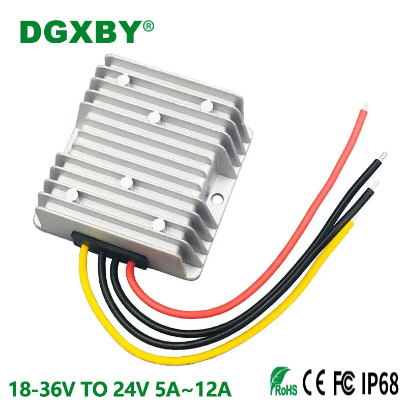 

DGXBY 24V TO 24V 15A 20A 30A Battery Regulated Power Supply Module 18~36V to 24V 5A 8A 10A 12A Vehicle Power Boost Converter CE