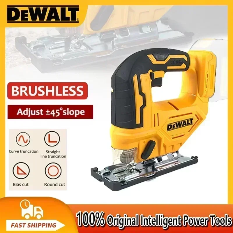 DewaltBrushless Curve Saw 20V Cordless Electric Jig Saw Portable Multifunction Adjustable Woodworking Power Tool（only machine）