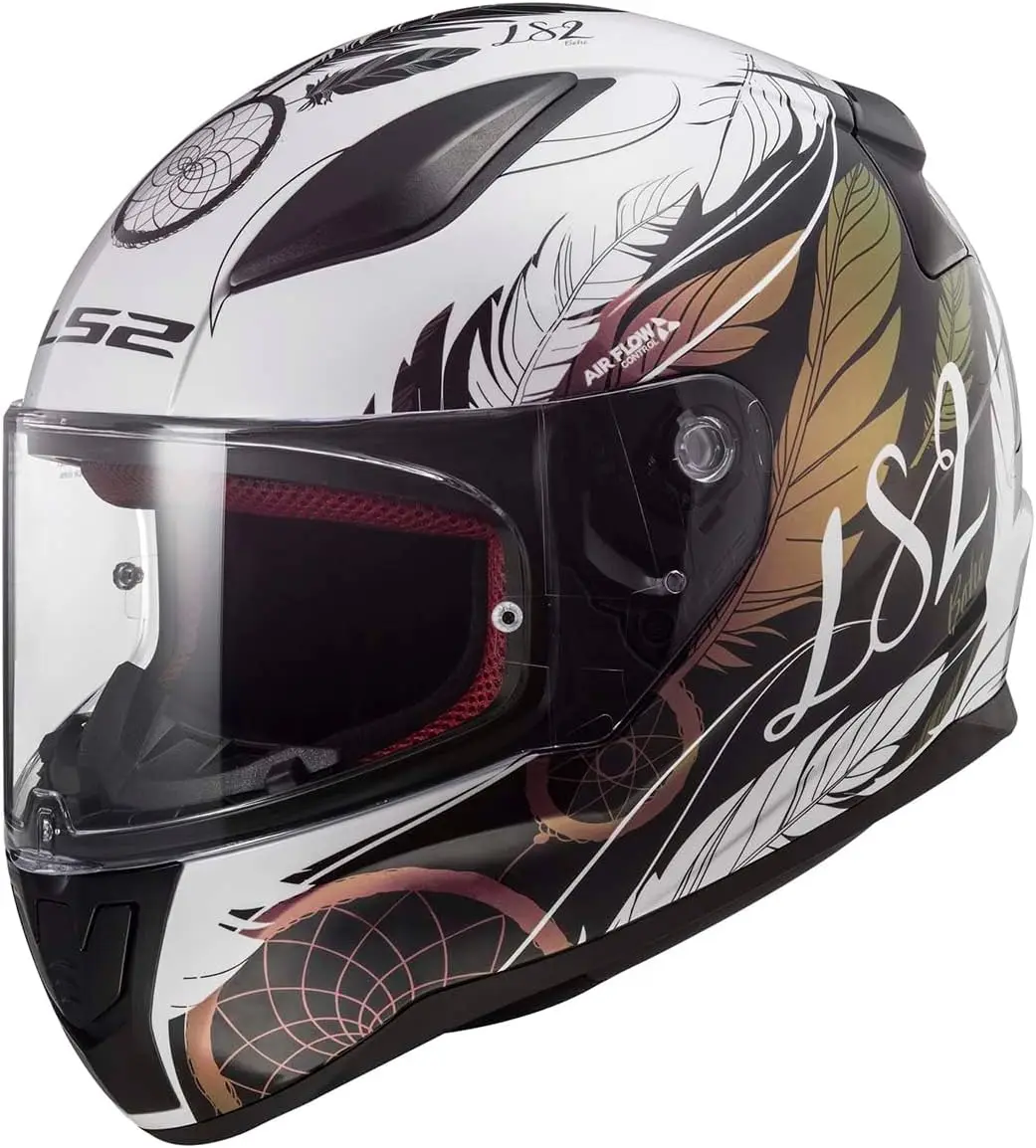 

Helmets Rapid II Full Face Motorcycle Helmet (Dreamcatcher Chameleon/White - 2X-Large)