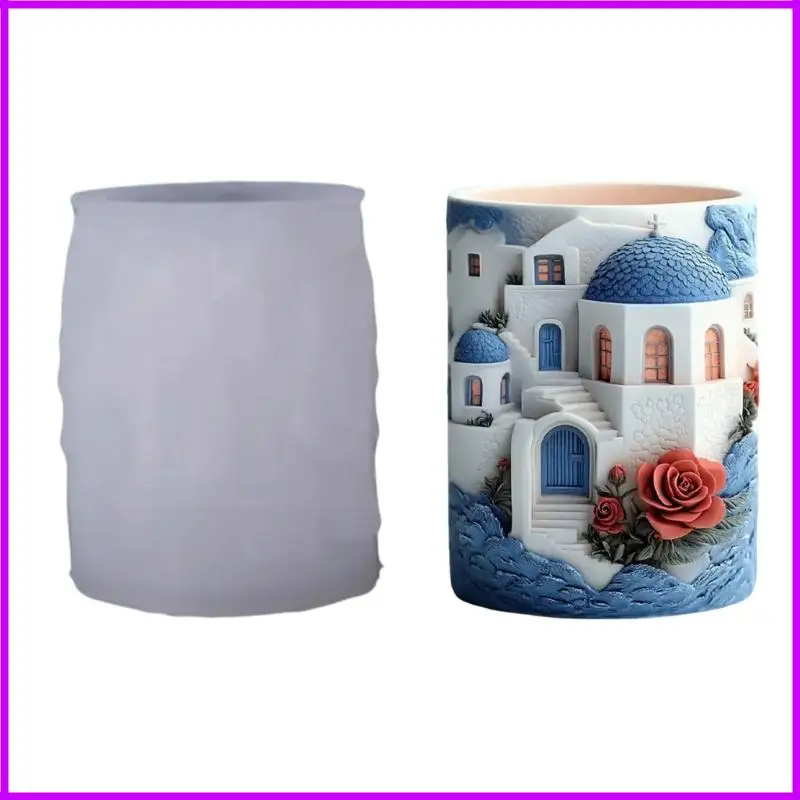 

Silicone Cup Shaped Mold For Resin Art Concrete Jewelry Container Making And Decorative Planter Design