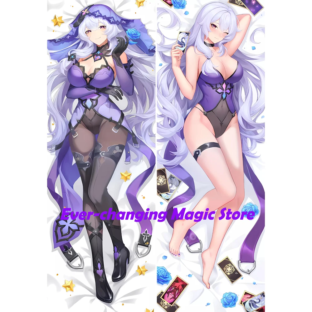 

Dakimakura Honkai Star Rail Black Swan 2WAY Hugging Body Pillow Case Anime Jing Liu Pillow Cushion Cover Xmas Gifts