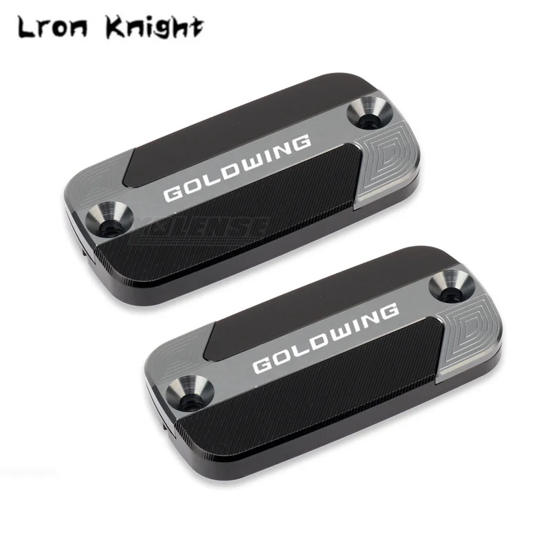 Dla HONDA Goldwing GL1800 GL1500 GL 1800 VTX 2010-2018 aluminiowy CNC do motocykla przednie zbiornik hamulcowy zbiornik płynu przykrywka do kubka oleju