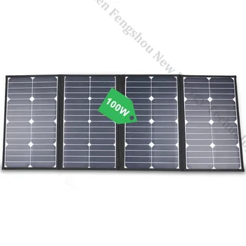 מטען סולארי מתקפל 100W לקמפינג וטיולי שטח