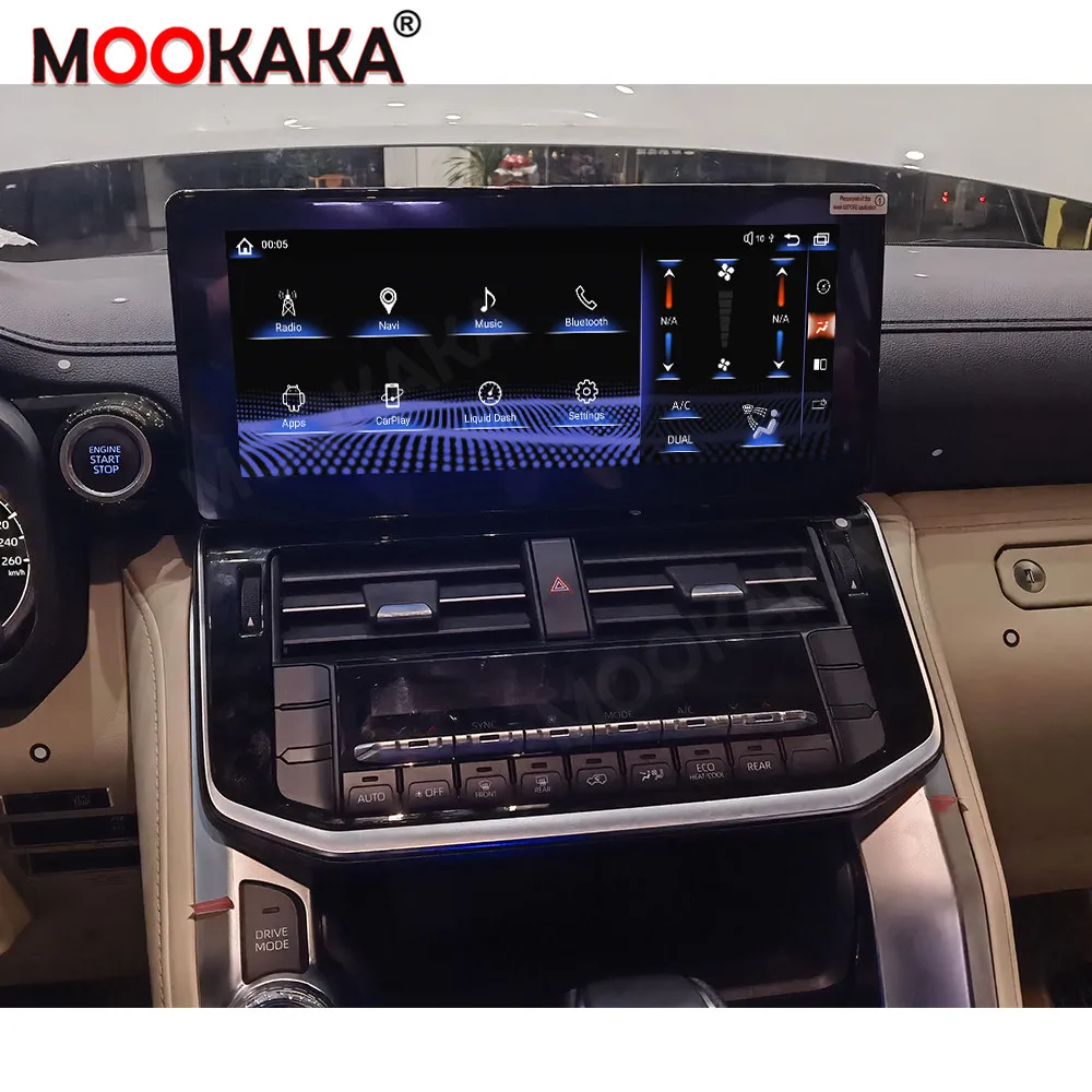 

Touch Screen Car Radio For Toyota Land Cruiser LC300 2022 Android GPS Automotive Multimedia Auto Radio Stereo Receiver Head Unit