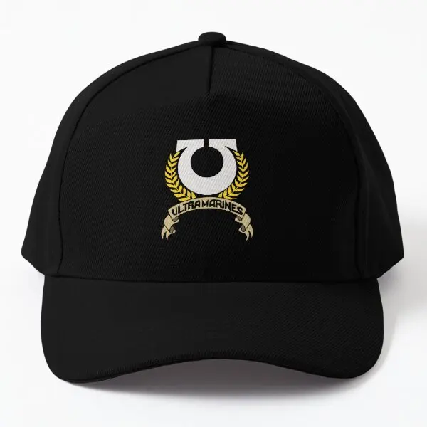 

Ultramarines Legion Symbol Baseball Cap Hat Fish Spring Outdoor Sun Casquette Mens Printed Black Hip Hop Sport Czapka Bonnet