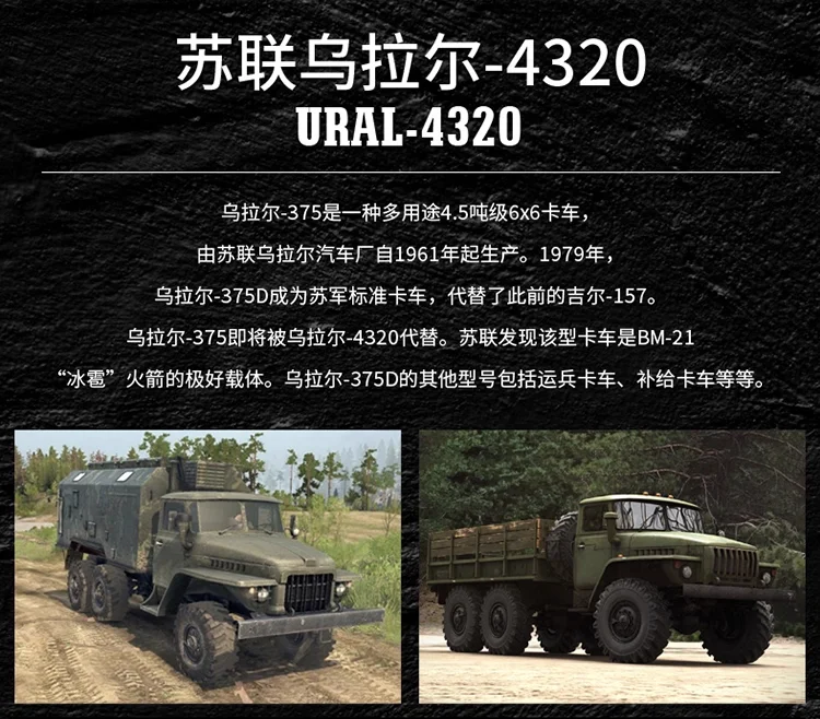 WPL B36 B36-2 B36-3 6WD RC Car 1:16 Full Scale Military Transport Vehicle Model Six Wheel Drive Climbing Off-Road RC Truck Toys
