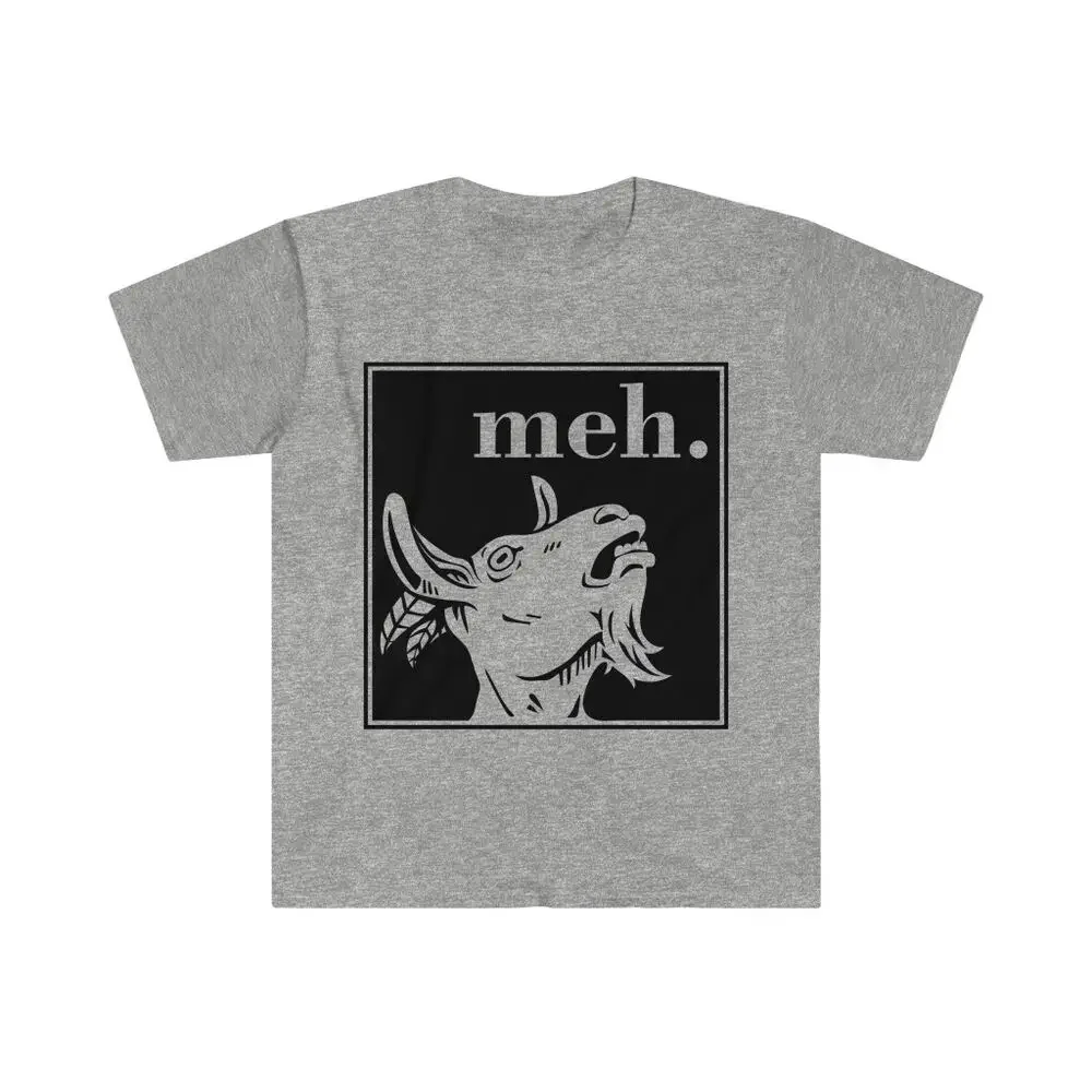 Meh Goat Shirt Funny Gift For Goat Lover Farm Animal Ranch Shirt,   High Quality 100%Cotton Short Sleeve