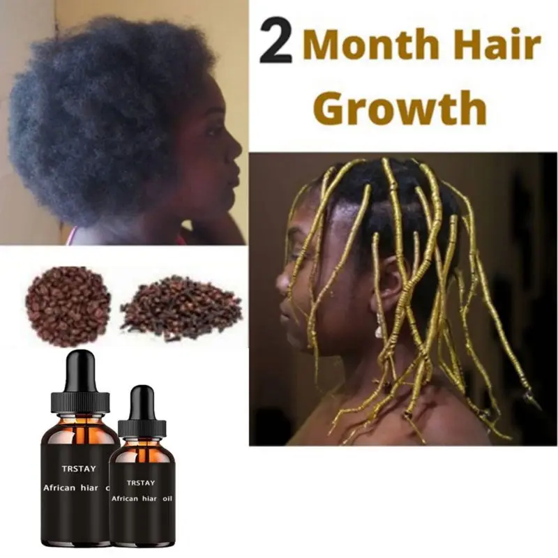 African hair oil has good permeability, penetrates deep into the hair core, fully absorbs nutrients, and deeply moisturizes