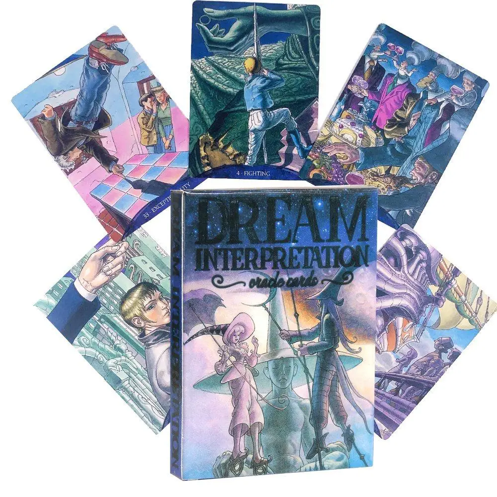 Dream Interpretation Oracle Cards 39 Full Colour Cards Pdf Instructions Paperback Tarot Card Game