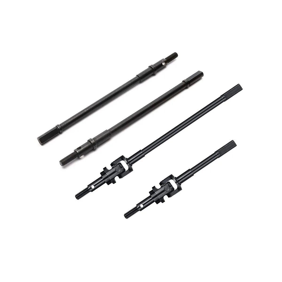 

LCX Racing 1/6 RC Crawler Hard Steel AR90 Front Rear Axle CVD Drive Shaft Upgrades Parts Accessories for Axial SCX6