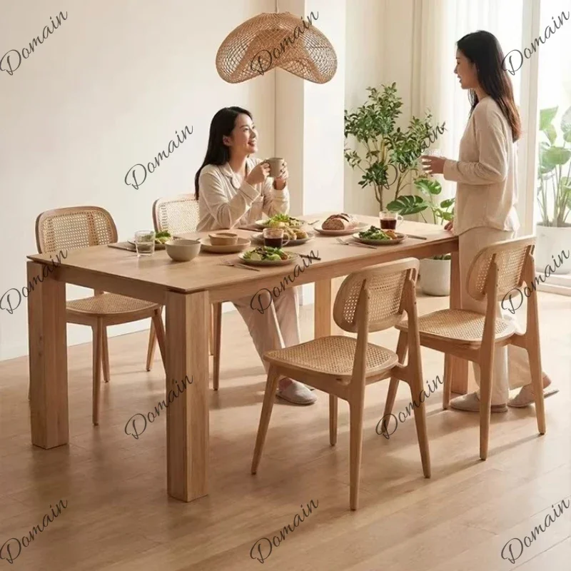 XX Modern Restaurant Dining Table Lounge Creative Wood Dining Table Conference Space Saving Juegos De Comedor Kitchen Furniture