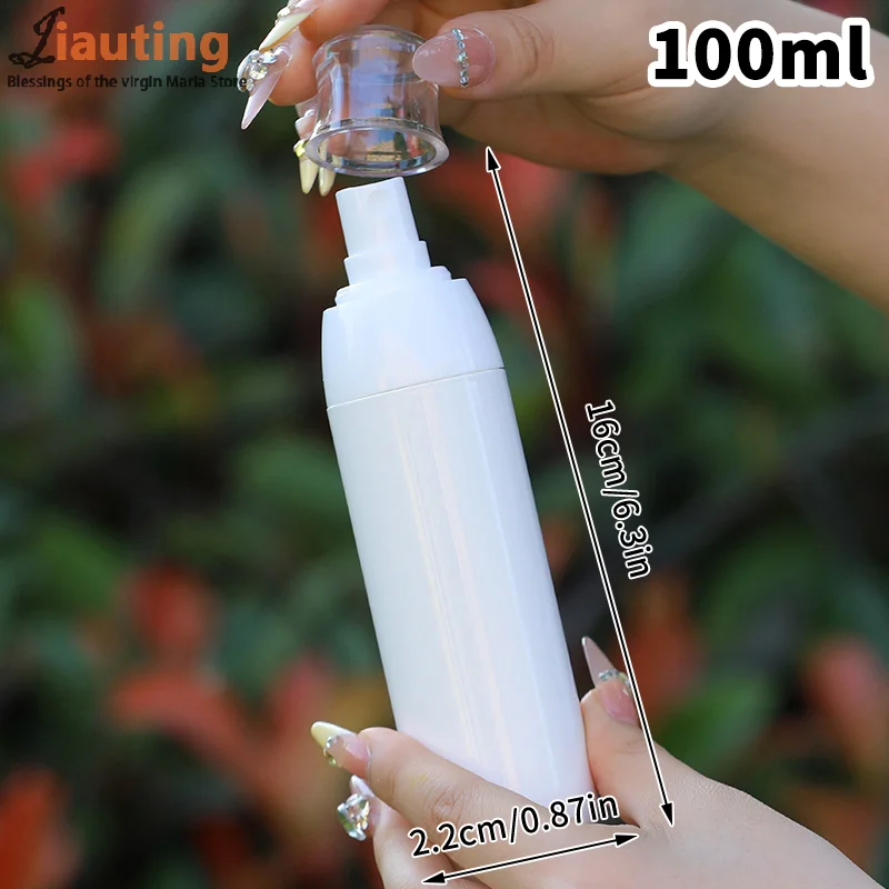 30/50/100 مللي البلاستيك كريم الشامبو زجاجة مضخة المحمولة إعادة الملء زجاجات محلول رذاذ الحاويات أدوات السفر زيت طبيعي #1