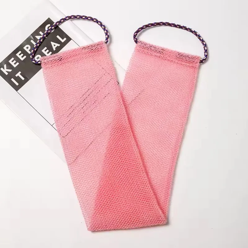 1pcs African Exfoliating Sponges Towel Mesh Bath Scrub Washcloth Double Side Wash Bath Loofah for Smooth Skin Back Shower Scrubb
