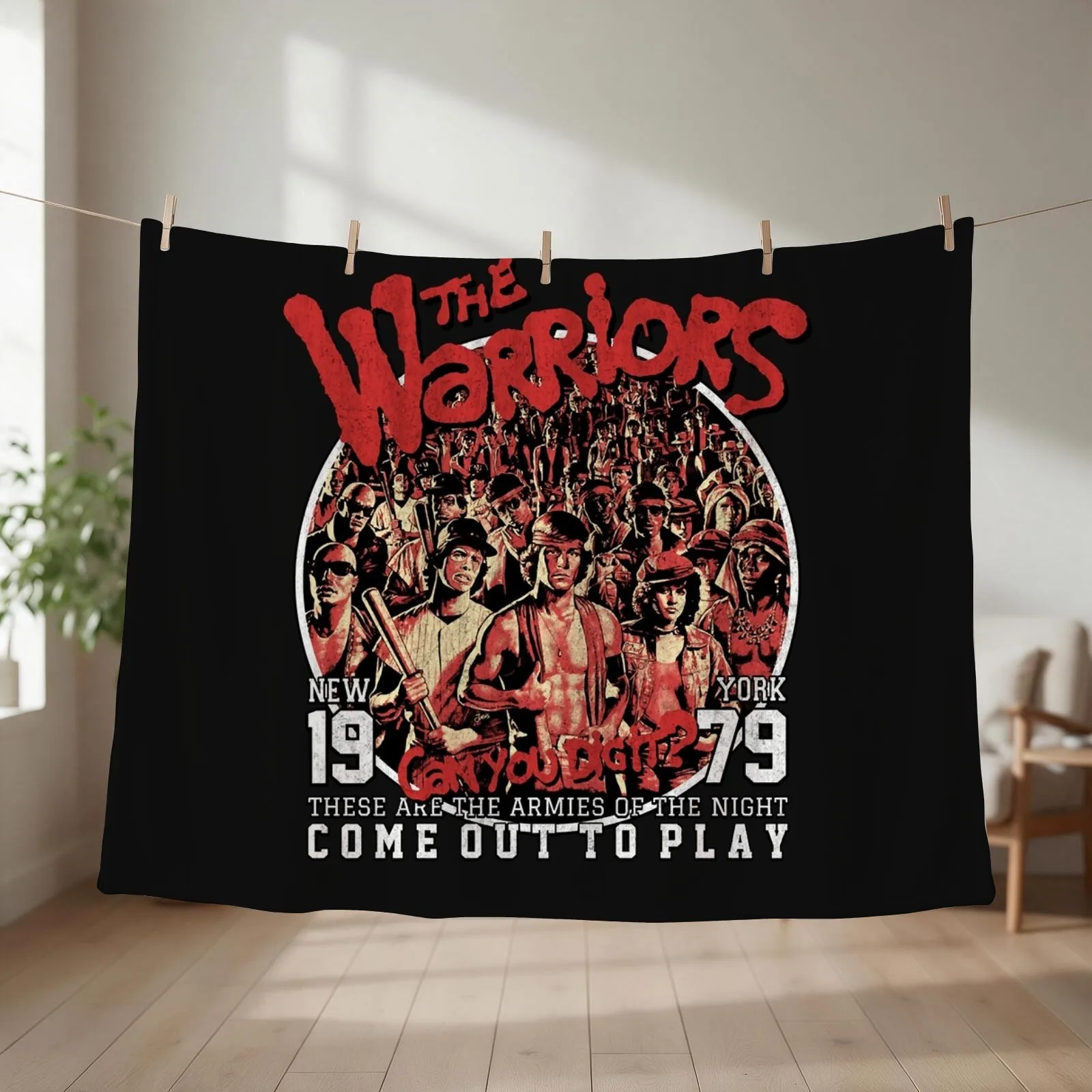 The warriors, walter hill, thriller, action Throw Blanket couch cozy soft plush fuzzy picnic outdoor blanket