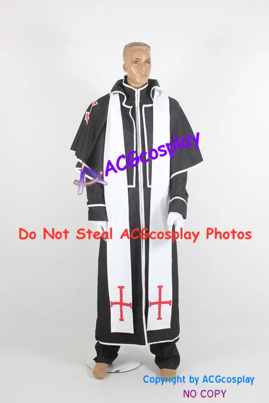 

Trinity Blood Abel Nightroad cosplay costume include gloves acgcosplay costume