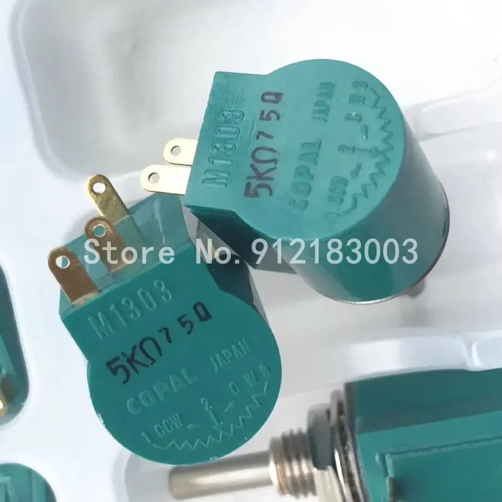 5 Piece Import Best Quality Copal M1303 5k 5 Multiturn Potentiometer For Ryobi Akiyama Printing Machine Parts