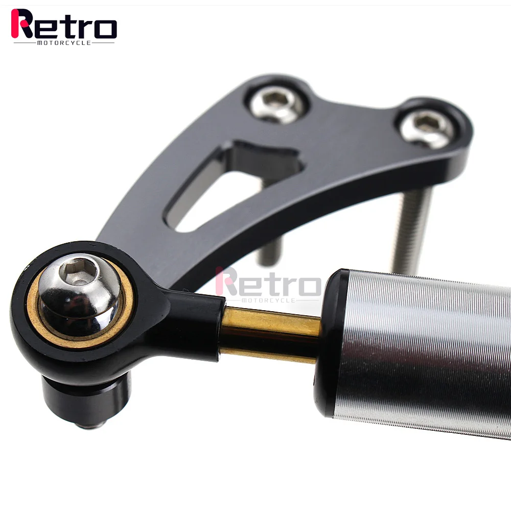 For HONDA CB650F CB 650F CB650 F 2015-2019 Adjustable Stabilizer Steering Damper With Bracket Mount CNC Motorcycle Accessories