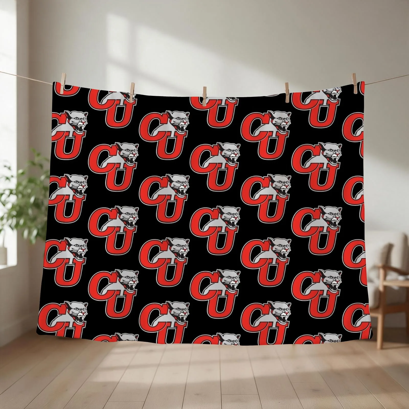 Clark University-panthers Throw Blanket heavy to sleep Polar Bed Multi-Purpose Blankets