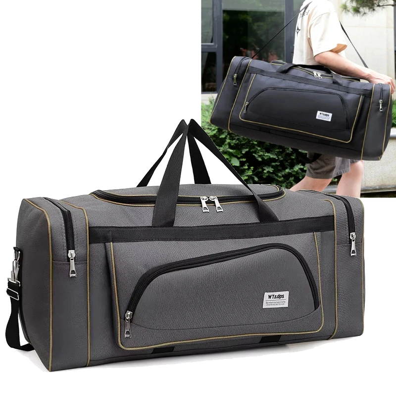 

Oversized Travel Duffel Bag Outdoor Short Distance Business Trip Backpack Large Boarding Luggage Shoulder Bags Camping Handbag