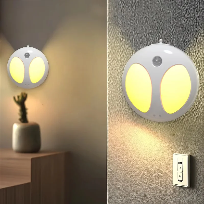 ABLN-Motion Sensor Mini Nightlight Magnetic LED Closet Light LED Closet Light For Bedroom