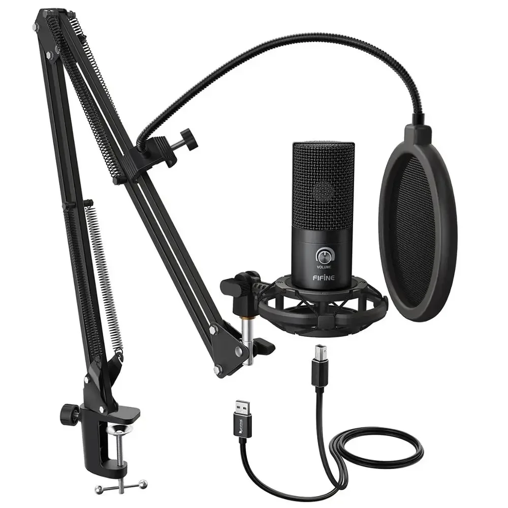 Bm 800 Condenser Studio Recording Podcast Kaorake Microphone Mic Kit Set Bm800 Professional Usb Radio Desktop for Pc Computer