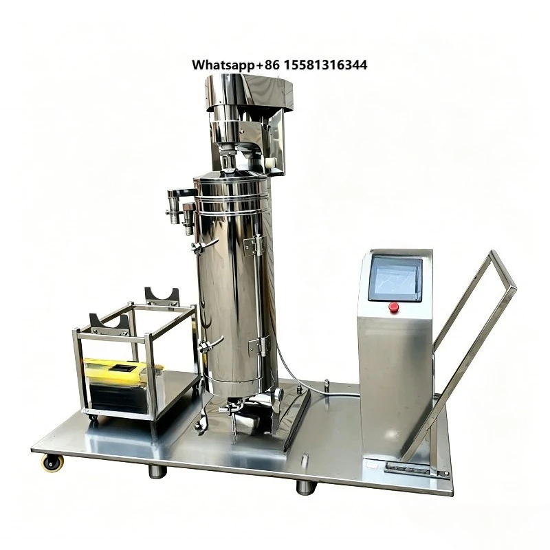 GF105 Oil Water Separator Manufacturers Small Capacity Tubular Three-Phase Separation Centrifuge
