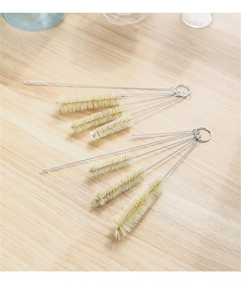 Teapot Brush Mini Spout Straw Brush Hard Bristles Small Crevice Kitchen Wash Cup Pot Mouth Cleaning Brushes