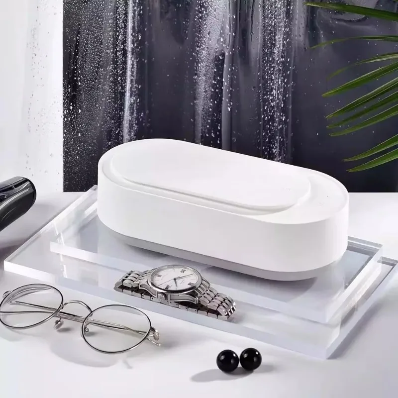 For Xiaomi EraClean Mini Ultrasonic Cleaner Portable 45000Hz High Frequency Vibration Cleaning Machine for Glasses Watch Jewelry