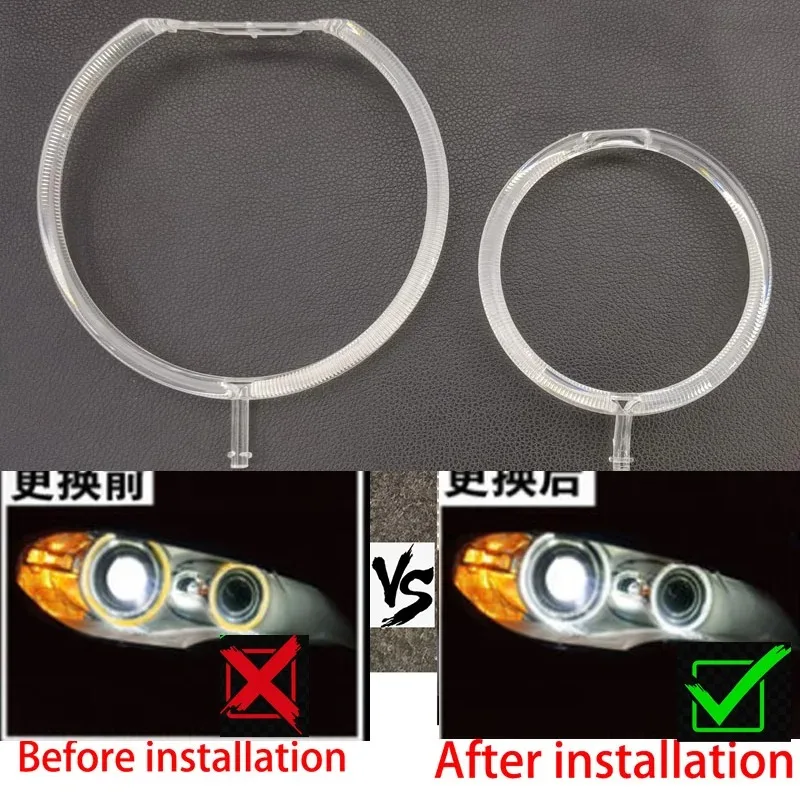 

For Bmw X5 E70 2011-2013 DRL LCI RINGS Daytime Running Lights Tube Daytime Running Strip Guide Plate Daytime Running Light