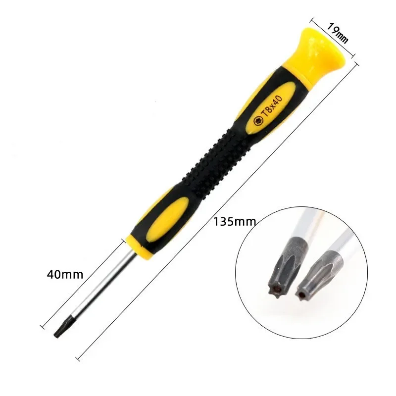 T6/T8H/T10H Screw Driver Set Torx Tools T8 Screwdriver With Hole For Xbox One/ Xbox 360 Wireless Controller Repair Tool 1pcs