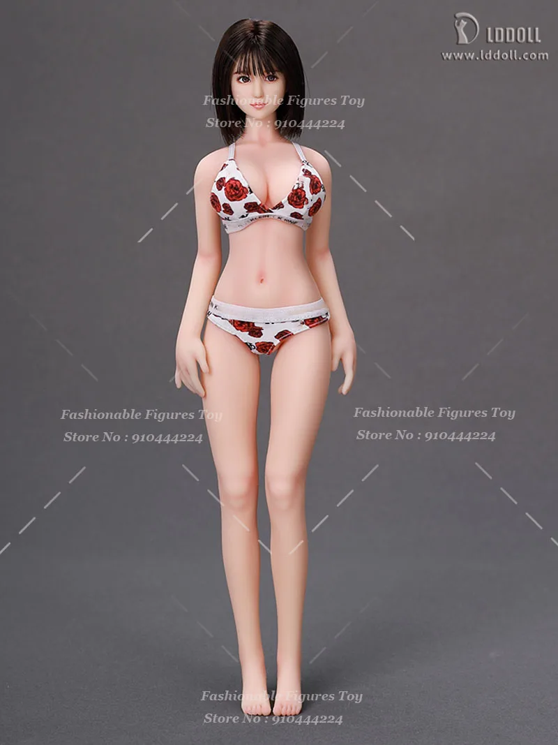 Customized 27XL 1/6 Female Soldier Body Lolita Girl Seamless Silicone Big Chest 12
