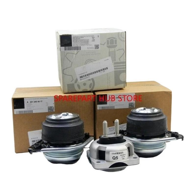 

3PC OEM Transmission and Engine Mounts Kit For Mercedes-Benz W164 W251 ML320 ML350 A2512403317 A2512404417 A1662400518
