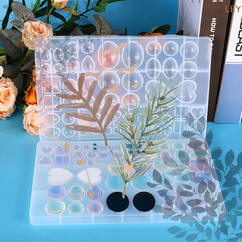

Chic Book-Shaped Epoxy Silicone Mold, UV Resin Casting Mold For Handcrafts & Filling Projects