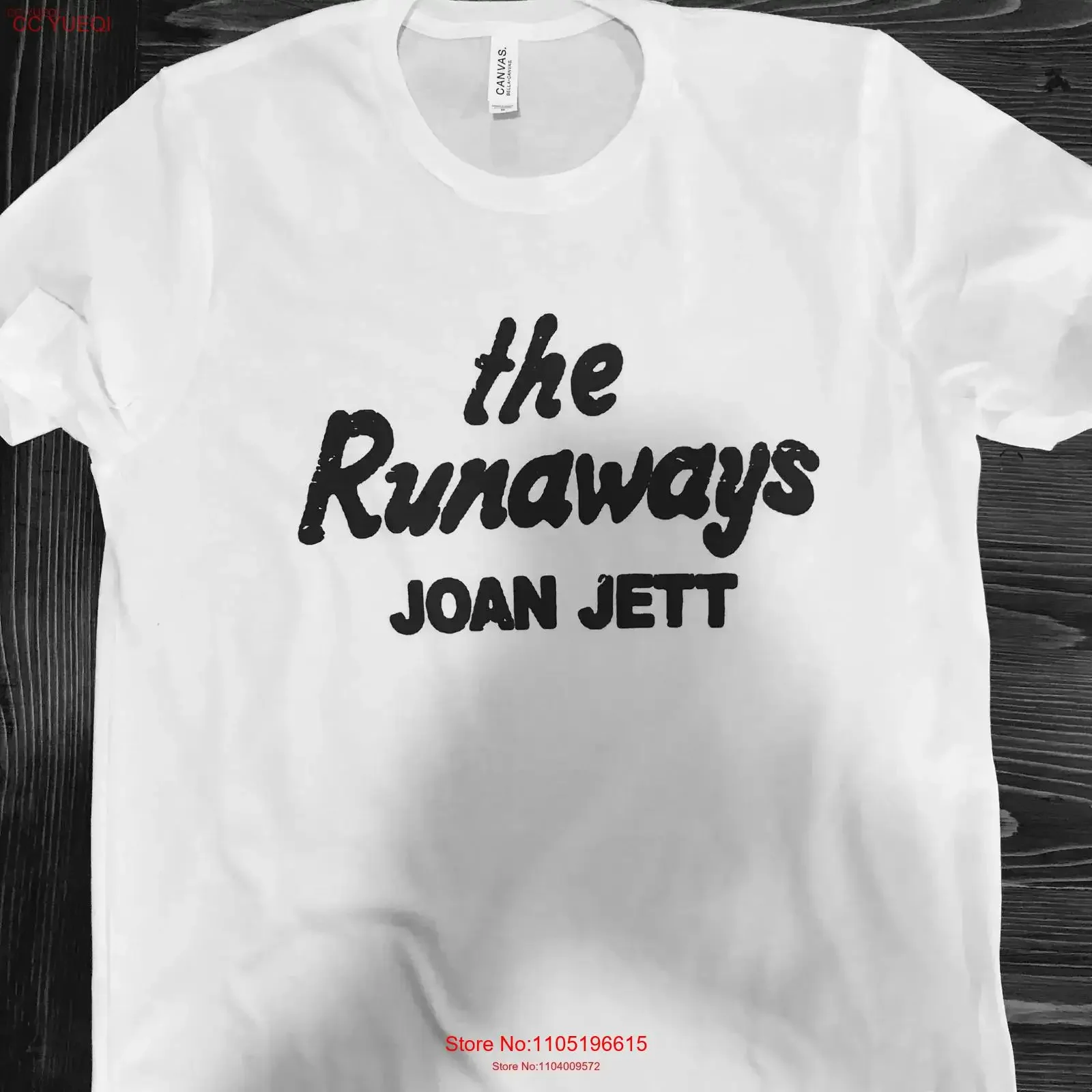 Runaways Joan Jett inspirado camiseta de los años 70 ropa de diseñador lavada vintage Estirado Casual Gráfico versátil