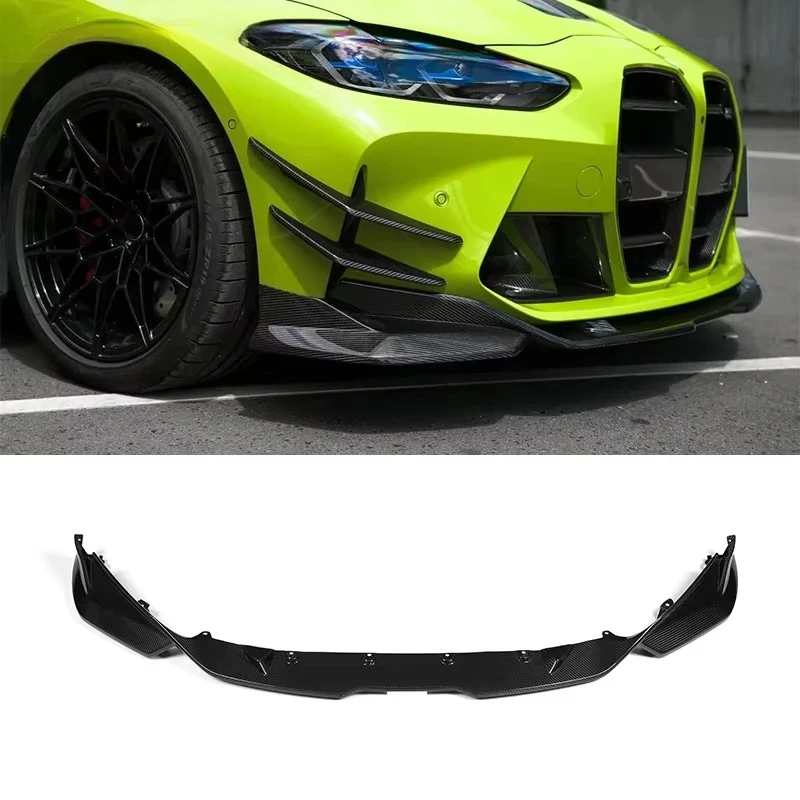 

High Quality Dry Carbon Fiber CFA Style Front Bumper Lip Spoiler Splitters forG80 M3 G82 G83 M4 2021+ Front Lip