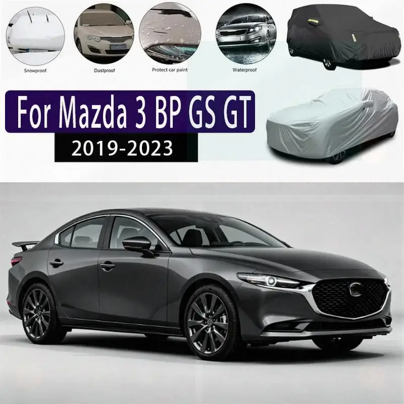 

Для защиты на открытом воздухе для Mazda 3 2019-2023, солнцезащитный козырек от снега, водонепроницаемые пылезащитные автомобильные чехлы