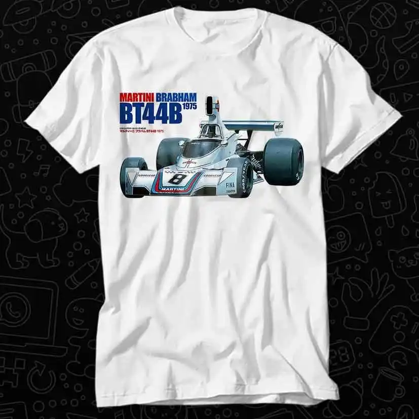 Martini Brabham BT44B 1975 Le Mans 24 Heures Racing Team Japanese T Shirt For Top Adult Music Best Movie OZ360