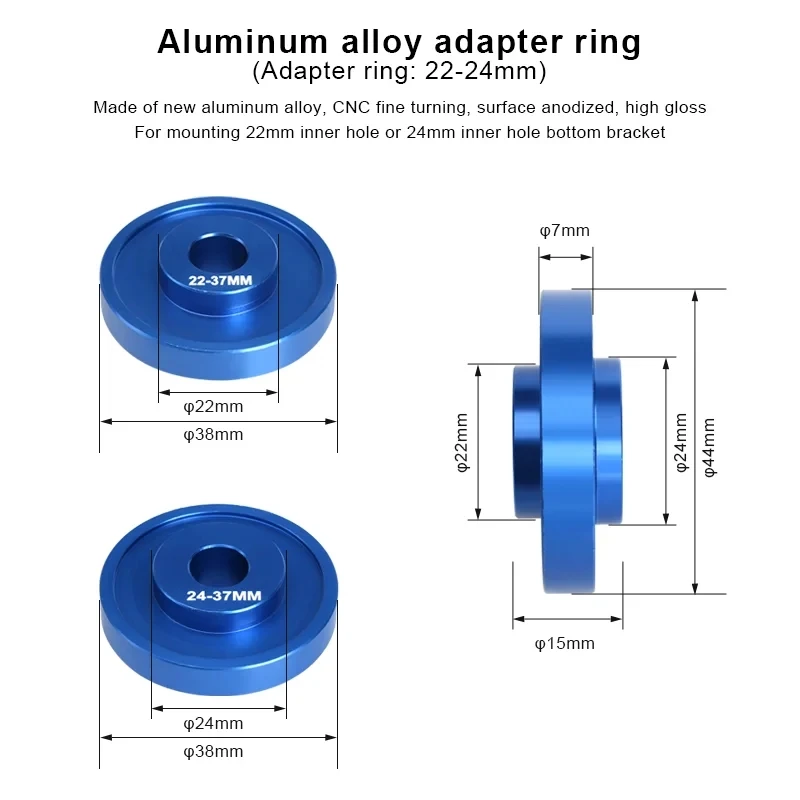 Fahrrad Tretlager Lager Entfernen Installieren Werkzeug Für MTB Rennrad BB Drücken Fit 24mm 30mm BB86 BB30 BB92 PF30 Reparatur Kit – Detail 4