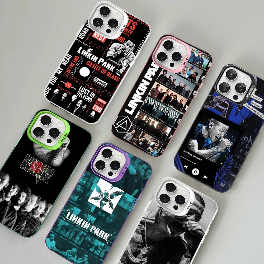 L-Linkin Park Phone Case For IPhone 16 15 14 13 12 11 Pro Max X XR XSMAX 8 7 Plus Matte Shockproof Back Cover