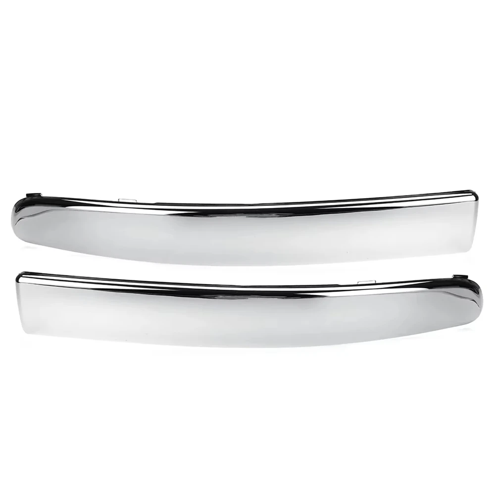 

​Chrome Silver Car Front Bumper Moulding Lower Trim For Fiat 500 2007-2015 Bumper Lower Trim Cover 735455056 735455057