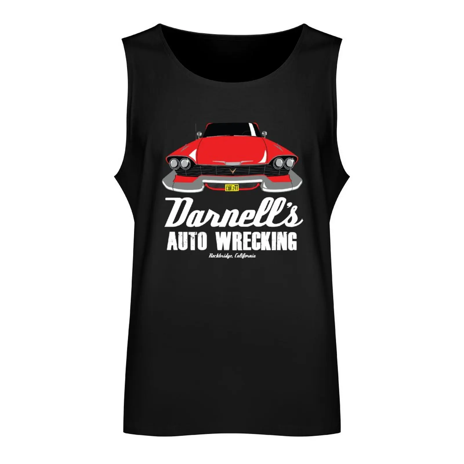 Darnell's Auto Wrecking Tank Top vest for men sleeveless Men's t-shirts