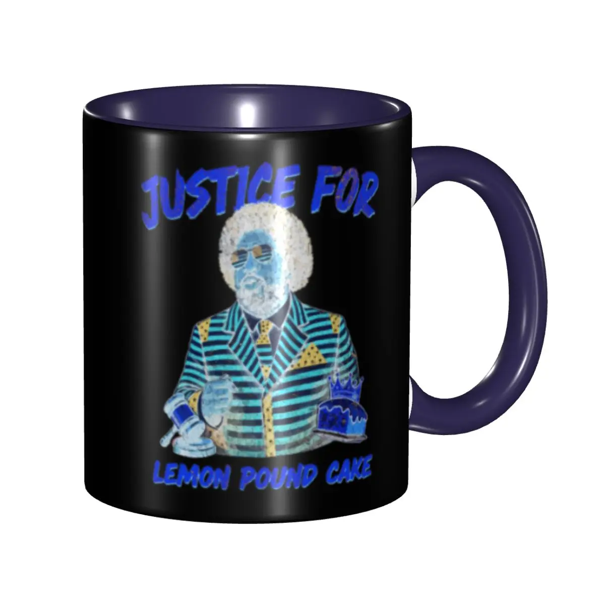 Afroman Justice For Lemon Pound Cake Gift Mugs for Kids Adult Kawaii Coffee Cup Christmas Present for Home