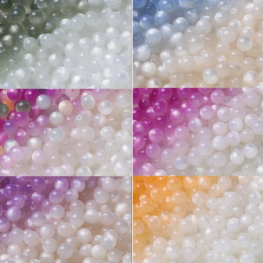 10 قطعة 8/10/12 مللي متر الأشعة فوق البنفسجية الشمس اللون تغيير فضفاض خزر عازل DIY بها بنفسك أقراط سوار قلادة صنع المجوهرات اكسسوارات