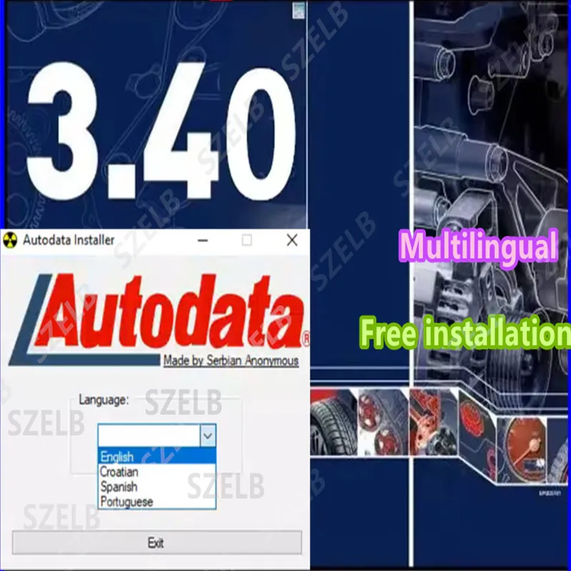 

autodata3.40 Automotive Maintenance Wiring Diagram Data Software Multilingual +Free installation
