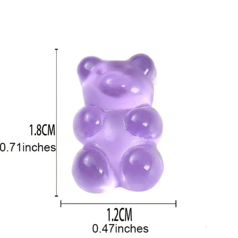 2024 Candy Bears Women's Charms Designer Hole Shoes Charms Luxury Shoe Clips Charm Pines Clogs Fit Charms Femme Wholesale image 5