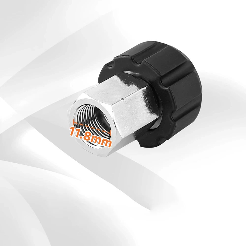 Imagem -06 - Adaptador de Lavadora de Pressão de Rosca Fêmea para Npt Fêmea Mangueiras M22 14 mm 5000 Psi Aço Inoxidável