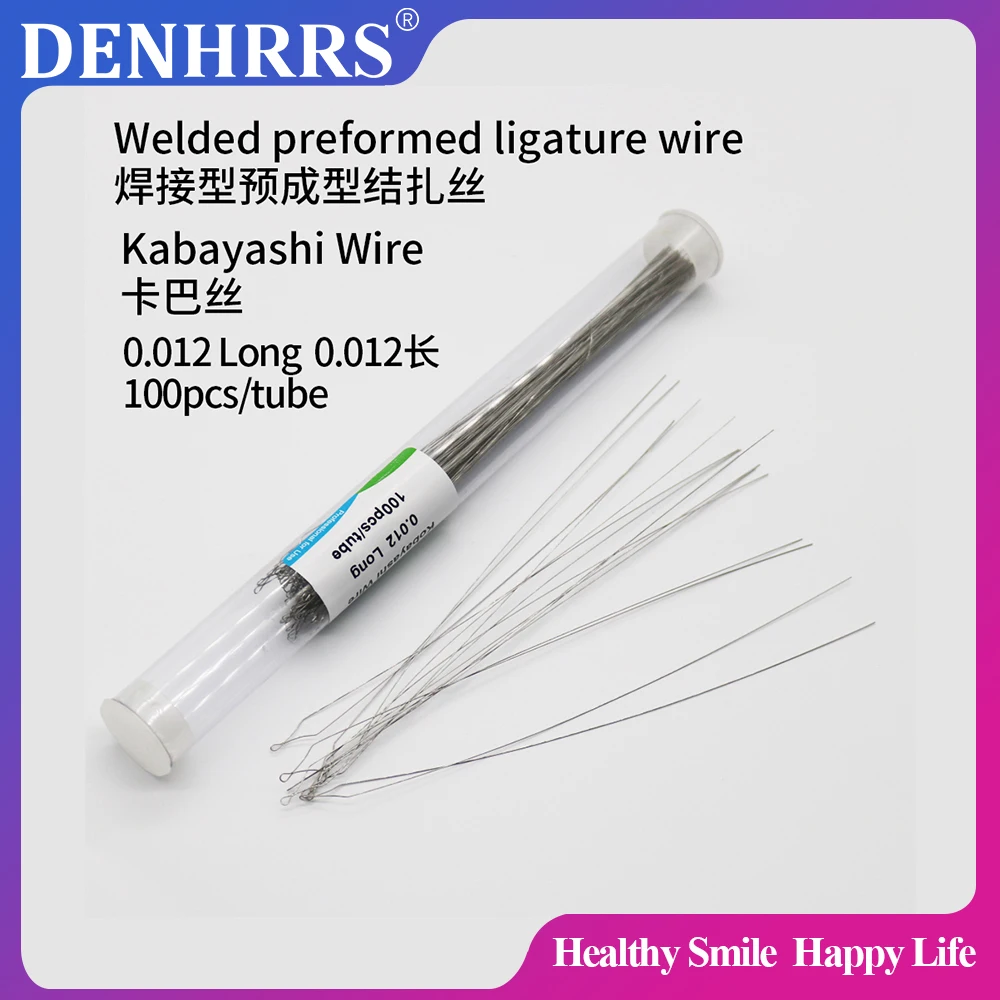 

100pcs/bag Orthodontic Dental Kobayashi Welded preformed ligature wire